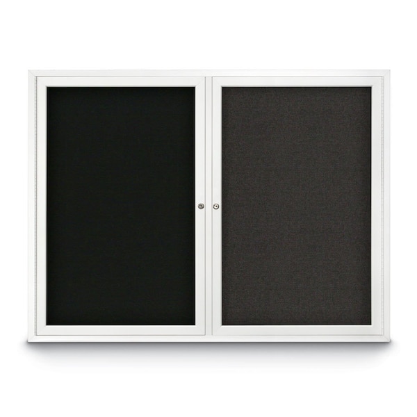 Corkboard, 48"x36", Buff/Black